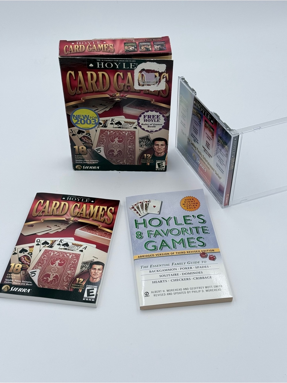 Hoyle Puzzle, Card & Board Games - Boxes, Cases, Manuals -No Games (PC MAC 2004)